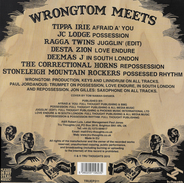 Wrongtom : Meets... Possessed EP (12", EP)