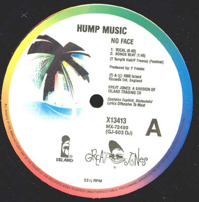 No Face (5) : Hump Music (12")