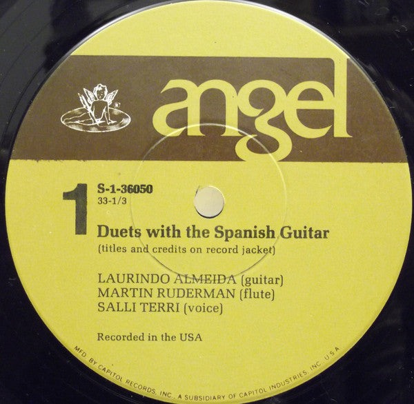 Laurindo Almeida, Martin Ruderman*, Salli Terri : Duets With The Spanish Guitar (LP, Album, RE, Dar)