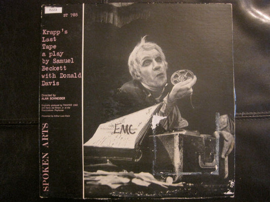 Samuel Beckett : Krapp's Last Tape - A Play By Samuel Beckett With Donald Davis (LP)