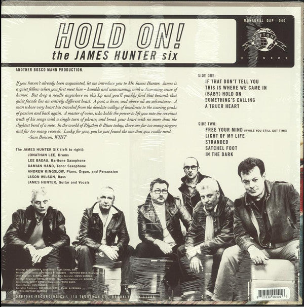 The James Hunter Six : Hold On! (LP, Album, Mono)