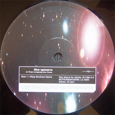 Stargazers : Is There Anybody Out There (12")