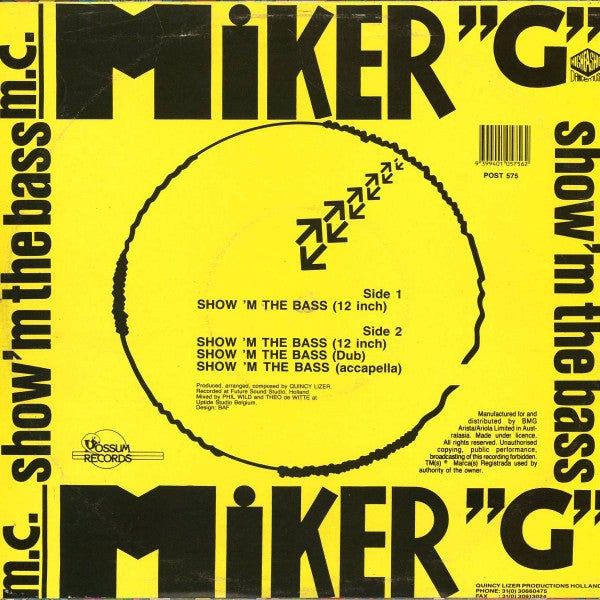 MC Miker G : Show'm The Bass (12")