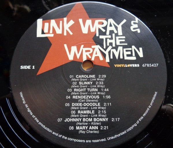 Link Wray And His Ray Men : Link Wray & The Wraymen (LP, Album, Ltd, RE, RM, 180)