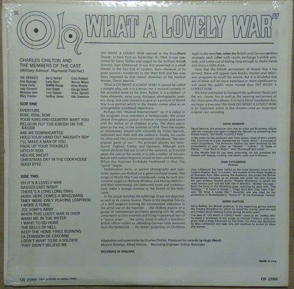 Various : Oh, What A Lovely War (LP)