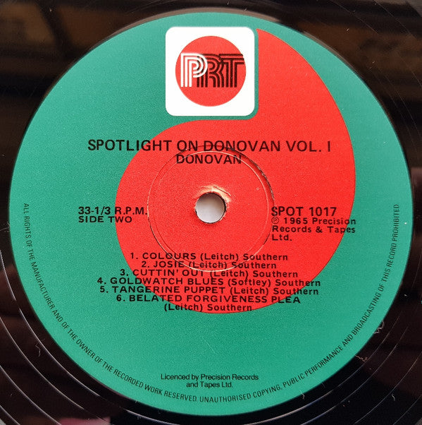 Donovan : Spotlight On Donovan Volume 1 (LP, Comp)